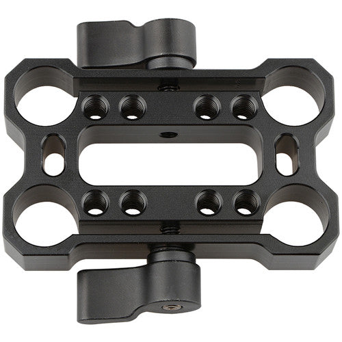 CAMVATE Height Riser Offset Railblock 15mm Rod Clamp (Black Levers)