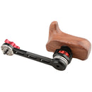 CAMVATE Wooden Handgrip with Rosette Extension Arm (Right Hand)