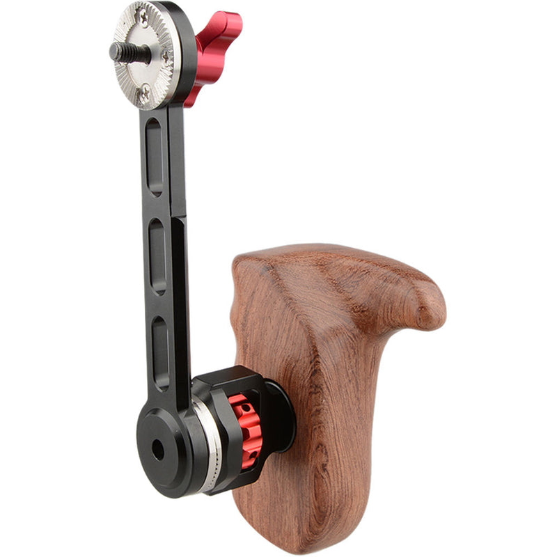 CAMVATE Wooden Handgrip with Rosette Extension Arm (Right Hand)