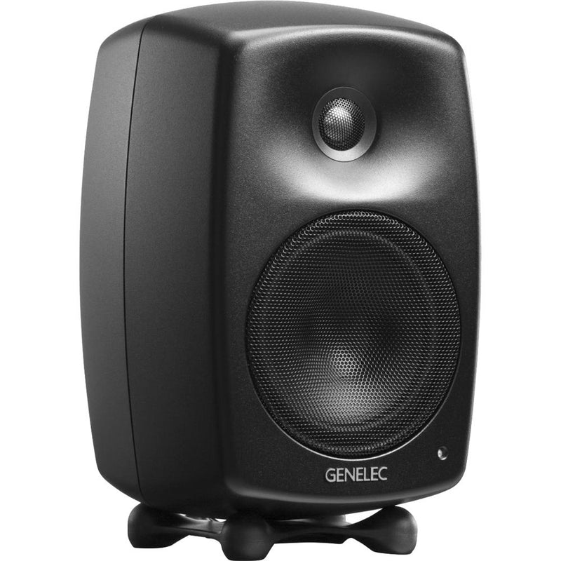 Genelec G Three 2-Way Powered Bookshelf Speaker (Black, Single)