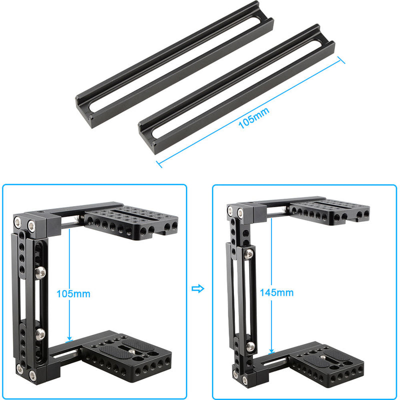 CAMVATE Dual-use Adjustable Cage for 80D, GH5 (Basic)