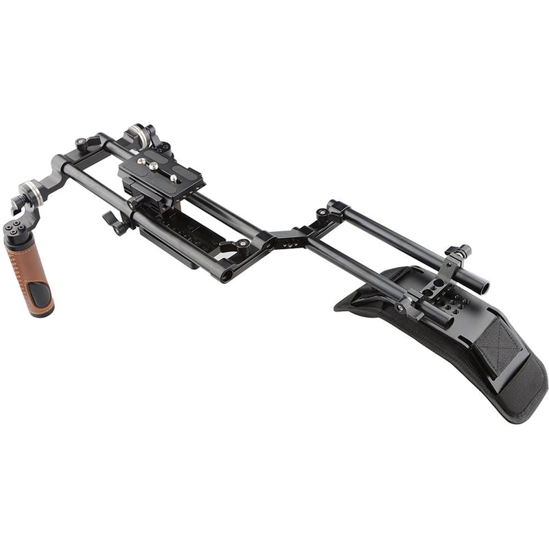 CAMVATE DSLR Shoulder Mount Rig Dual Handgrip Support Kit