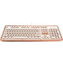 AZIO Retro Classic USB Backlit Mechanical Keyboard (Posh)