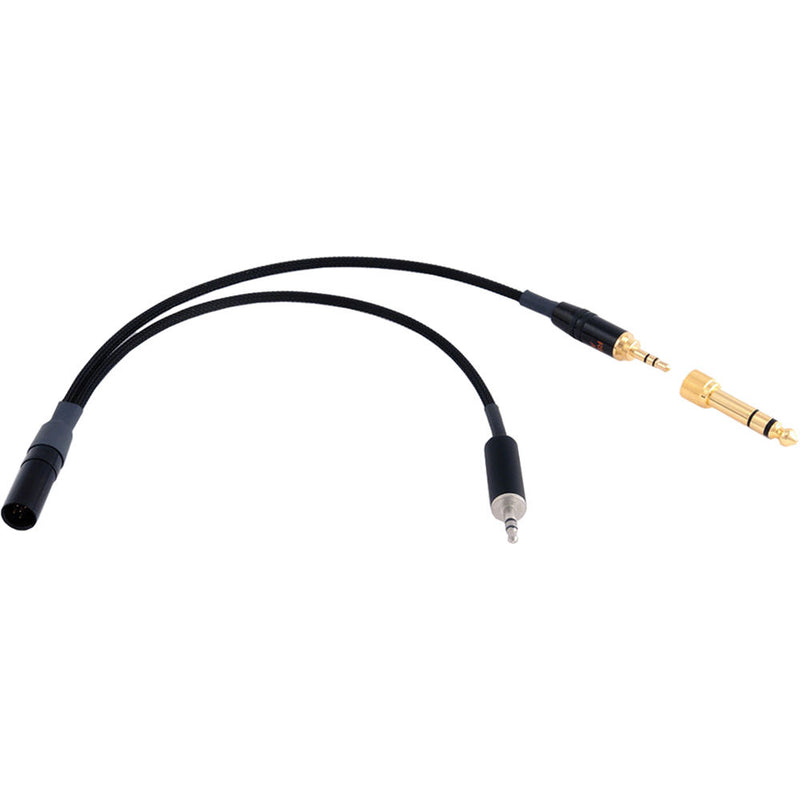 Remote Audio Breakout Cable for Remote Audio Electret Talkback Headsets :Zaxcom Nomad:TA5M to 3.5mm TRS Unimatch