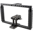 CAMVATE Adjustable Cage with Quick Release Baseplate (Battery Grip)