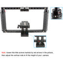 CAMVATE Adjustable Cage with Quick Release Baseplate (Battery Grip)