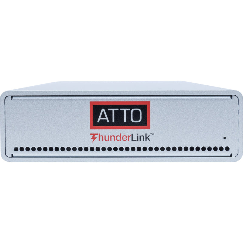 ATTO Technology Dual 40Gb To 8-Port 12Gb Sas/Sata Thunderbolt 3 Adapter, Iec C-13 Power Cord Included