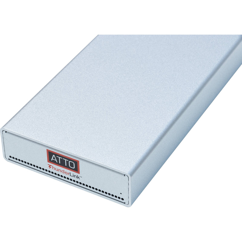 ATTO Technology Dual 40Gb To 8-Port 12Gb Sas/Sata Thunderbolt 3 Adapter, Iec C-13 Power Cord Included