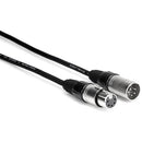 Hosa Technology DMX 5-Pin XLR Male to 5-Pin XLR Female Extension Cable - 100'