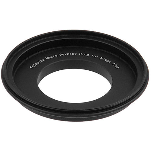 FotodioX 77mm Reverse Mount Macro Adapter Ring for Nikon F-Mount Cameras