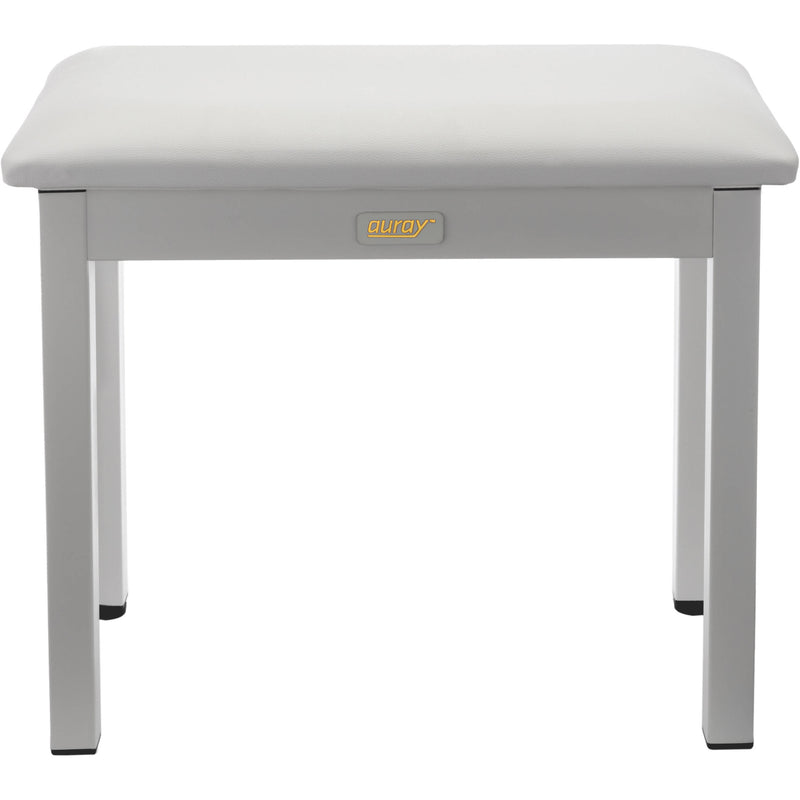 Auray PBM-FW Metal Frame Piano Bench (White)