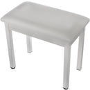 Auray PBM-FW Metal Frame Piano Bench (White)