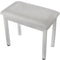 Auray PBM-FW Metal Frame Piano Bench (White)