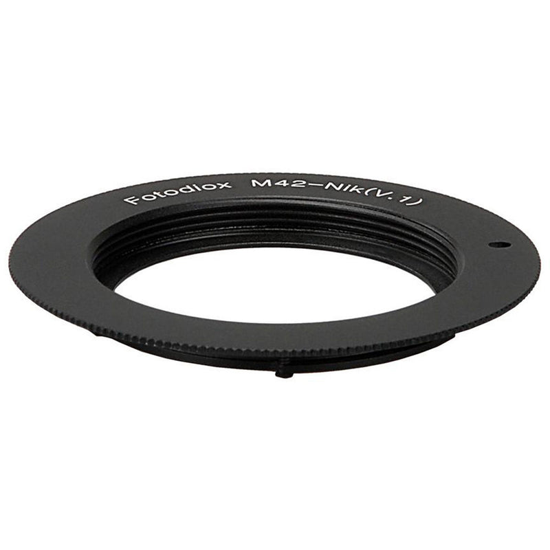 FotodioX Lens Mount Adapter for M42 Type 2 Screw Mount SLR Lens to Nikon F Mount SLR Camera Body