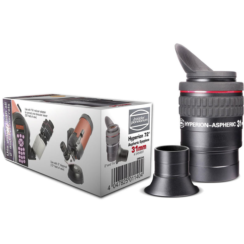 ALPINE ASTRONOMICAL Hyperion Aspheric 72 31mm Eyepiece with Winged Eyeshield (1.25"/2")