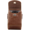 MegaGear Leather Camera Case with Strap for Panasonic Lumix ZS200, TZ200, Leica C-Lux (Dark Brown)