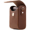 MegaGear Leather Camera Case with Strap for Panasonic Lumix ZS200, TZ200, Leica C-Lux (Dark Brown)