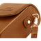 MegaGear Leather Camera Case with Strap for Panasonic Lumix ZS200, TZ200, Leica C-Lux (Light Brown)