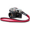 Artisan & Artist Silk Cord Camera Strap (Artistic Gradation Black X Red)