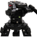 CAME-TV 701B Carbon Fiber Video Tripod with Fluid Bowl Head