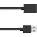 Sabrent USB 2.0 Type-A Male to Type-A Female Extension Cable (6', Black)