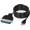 Sabrent USB to Parallel Printer Cable (C36M Centronics/IEEE-1284/6')