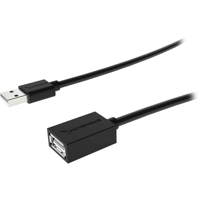 Sabrent USB 2.0 Type-A Male to Type-A Female Extension Cable (6', Black)