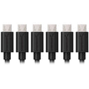 Sabrent USB 2.0 to Micro USB Sync and Charge Cable 6x1' (Black)