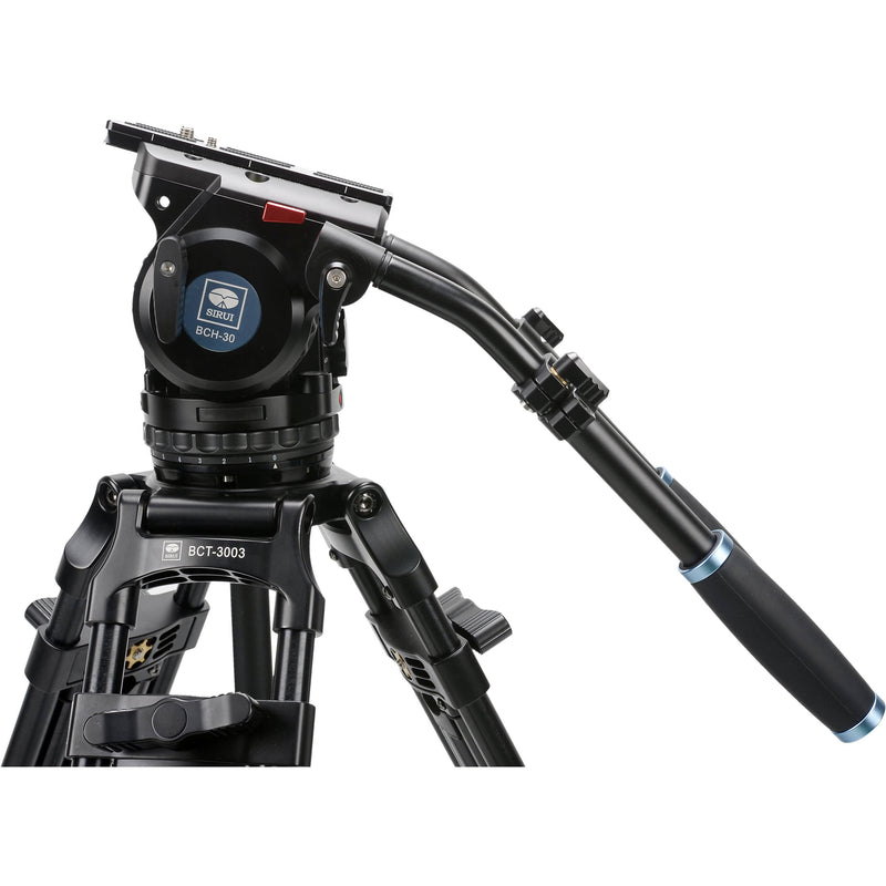 Sirui BCT-3003 Aluminum Tripod & BCH-30 Video Head Bundle