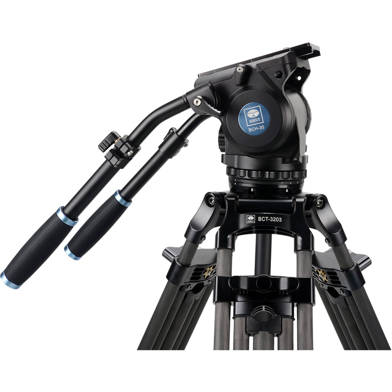 Sirui BCT-3203 Carbon Fiber Tripod & BCH-30 Video Head Bundle