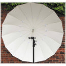 Impact 7' Improved Parabolic Umbrella (White/Black)