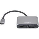 Rocstor USB Type-C to HDMI and VGA Dual Port Adapter