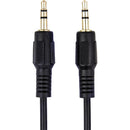 Rocstor Slim 3.5mm Male to 3.5mm Male Stereo Audio Cable (6', Black)