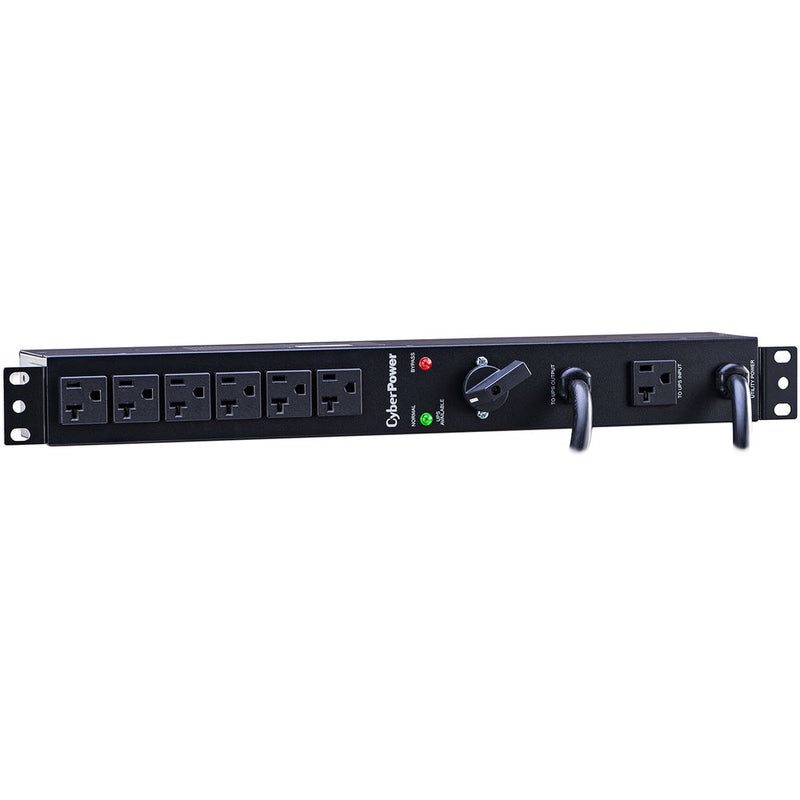 CyberPower Maintenance Bypass PDU /20 / 16A 100-120VAC / 2 NEMA L5-20P / 6 NEMA 5-20R