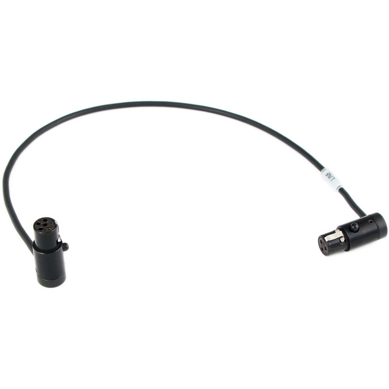 Cable Techniques Low-Profile TA3F to TA5F Adapter Cable (12", Black Caps)