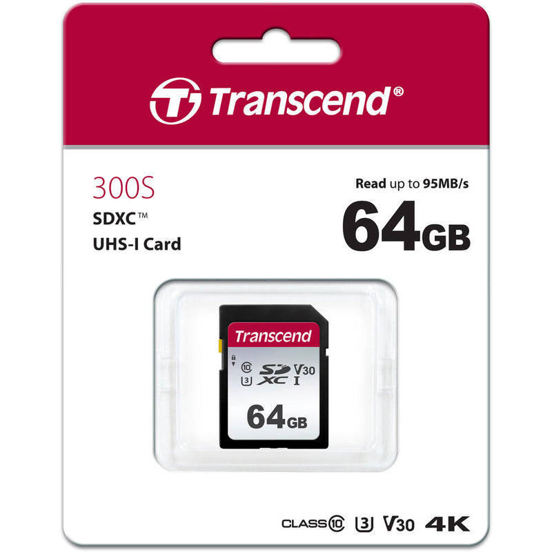 Transcend 64GB 300S UHS-I SDXC Memory Card