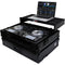 ProX Flight Case for Pioneer DDJ-SR2 Controller with Laptop Shelf and LED Kit (Black-on-Black)