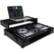 ProX Flight Case for Pioneer DDJ-SR2 Controller with Laptop Shelf and LED Kit (Black-on-Black)