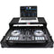 ProX Flight Case for Pioneer DDJ-SR2 Controller with Laptop Shelf and LED Kit (Black-on-Black)