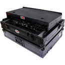 ProX Flight Case for Pioneer DDJ-SR2 Controller with Laptop Shelf and LED Kit (Black-on-Black)