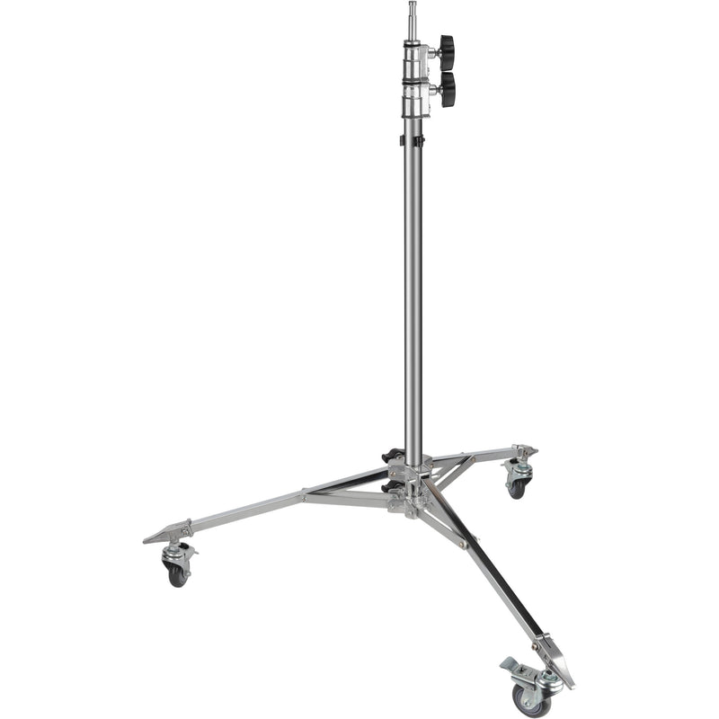 Impact Steel Roller Stand II with Low Base and Braking Wheels (9.5')