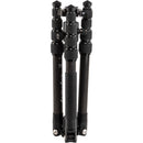 Benro Tripster Travel Tripod (1 Series, Black, Carbon Fiber)