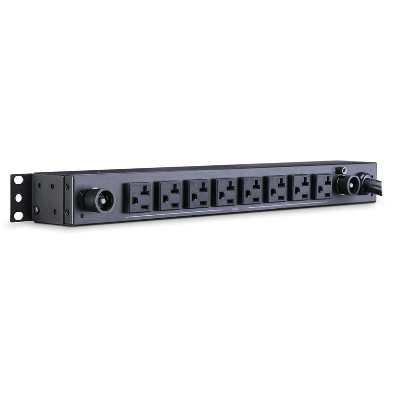 CyberPower PDU (30A) 24A/120V / 50/60Hz,Nema L5-30P Plug, 16 Nema 5-20R ) 8 Front/8 Rear)1U/12' Cord