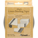 Lineco Linen Tape - Self-Adhesive - Black - 1.25" x 400"