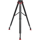 Sachtler flowtech 100 MS Carbon Fiber Tripod with Mid-Level Spreader & Rubber Feet