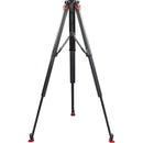 Sachtler flowtech 100 MS Carbon Fiber Tripod with Mid-Level Spreader & Rubber Feet