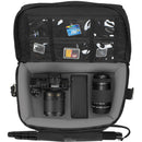 PortaBrace Messenger Bag for Nikon Z6 and Z7 Mirrorless Cameras (Black)