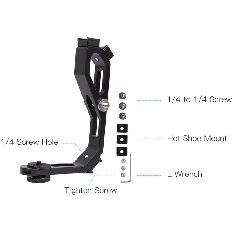 DigitalFoto Solution Limited L-Bracket for Gimbals Including Ronin S and Crane Series