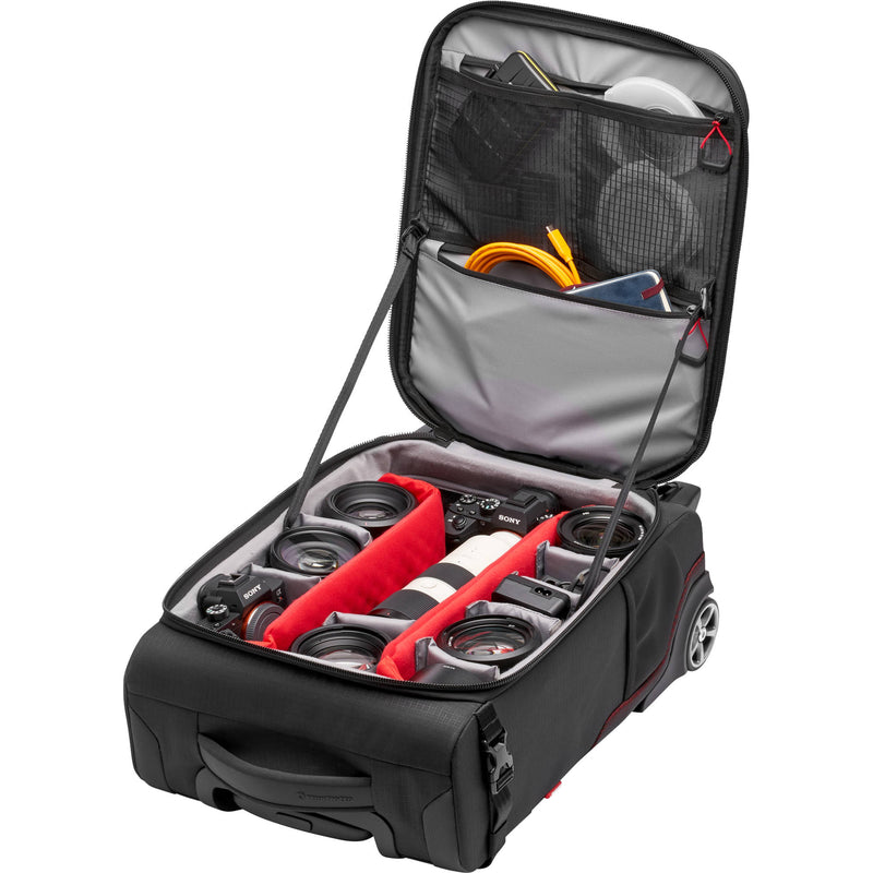 Manfrotto Pro Light Reloader Air-50 Carry-On Camera Roller Bag (Black)