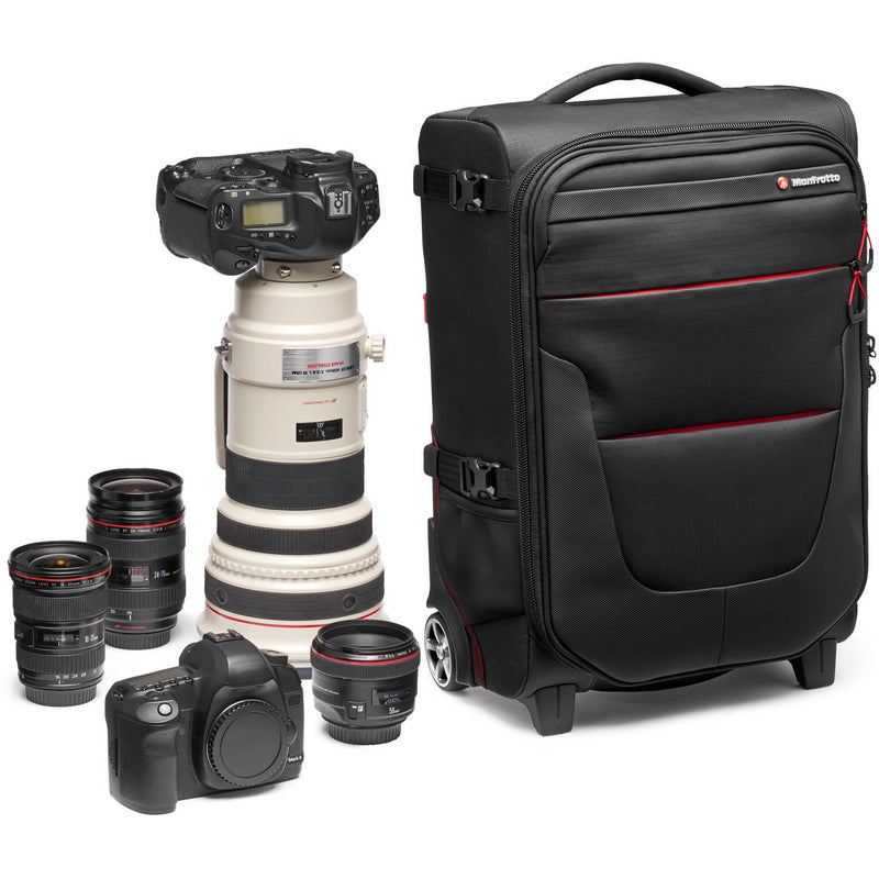 Manfrotto Pro Light Reloader Air-55 Carry-On Camera Roller Bag (Black)